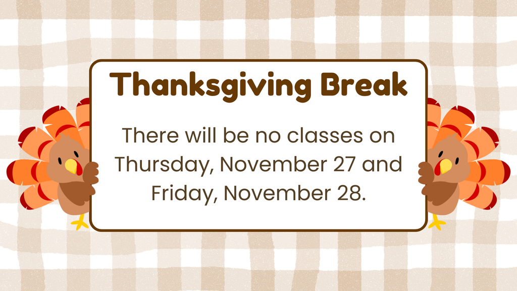 Thanksgiving Break English