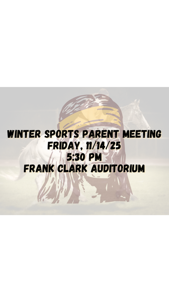 Winter Sports Parent Meeting