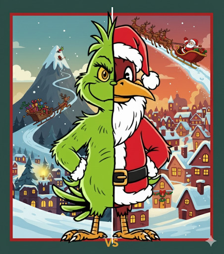 Santa vs Grinch