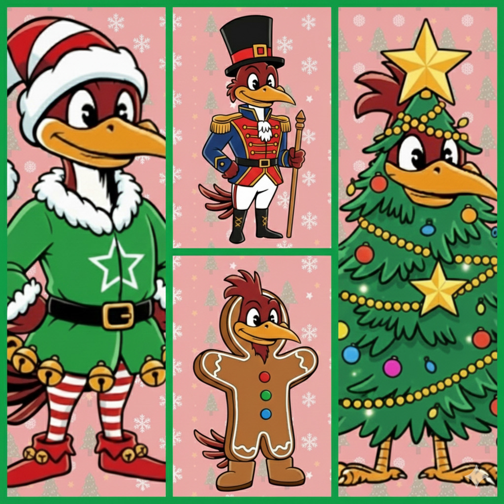 Santa and His Helpers 