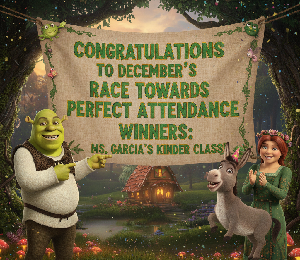 December's Perfect Attendance Winners