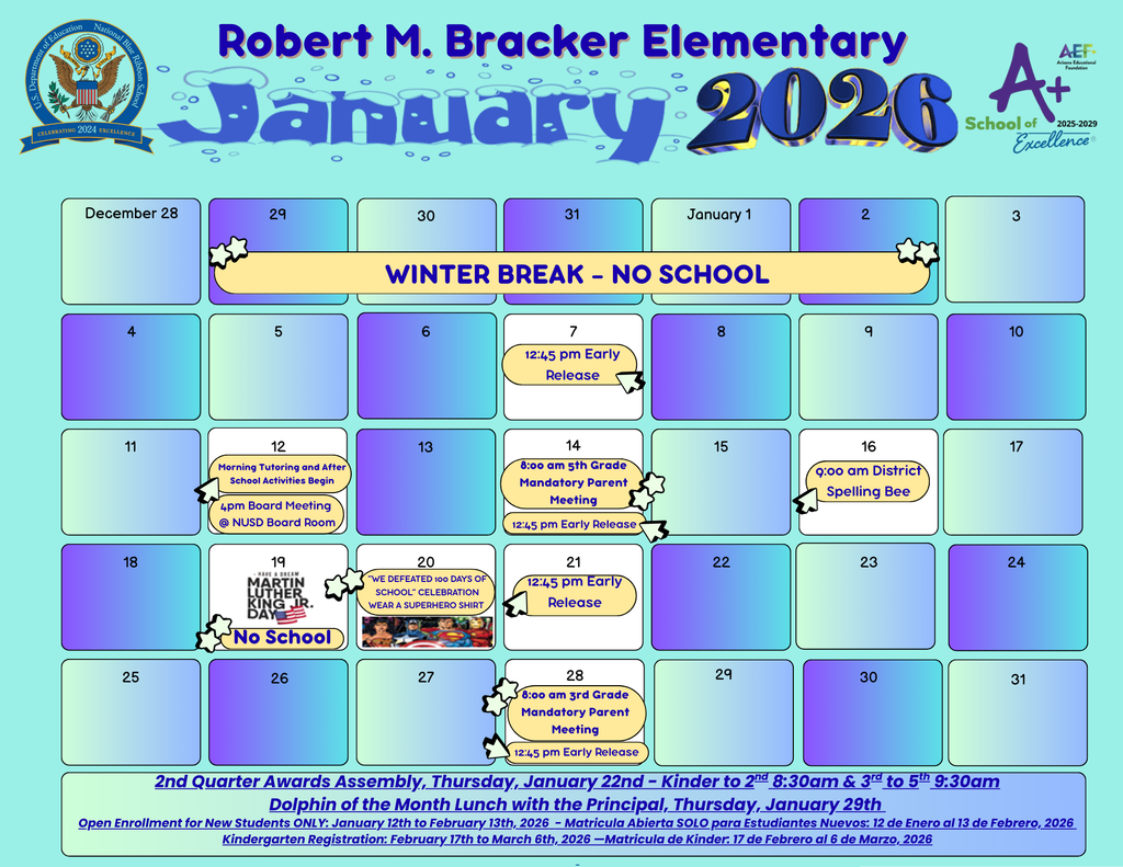 January 2026 Calendar