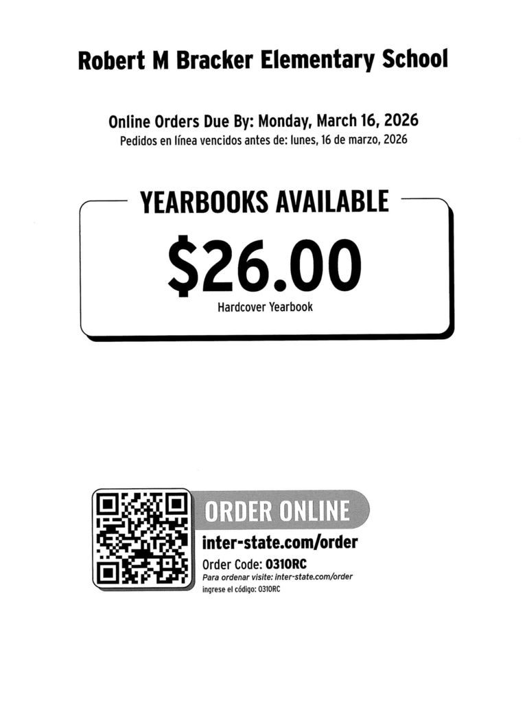 Yearbook Flyer 2026 - 2