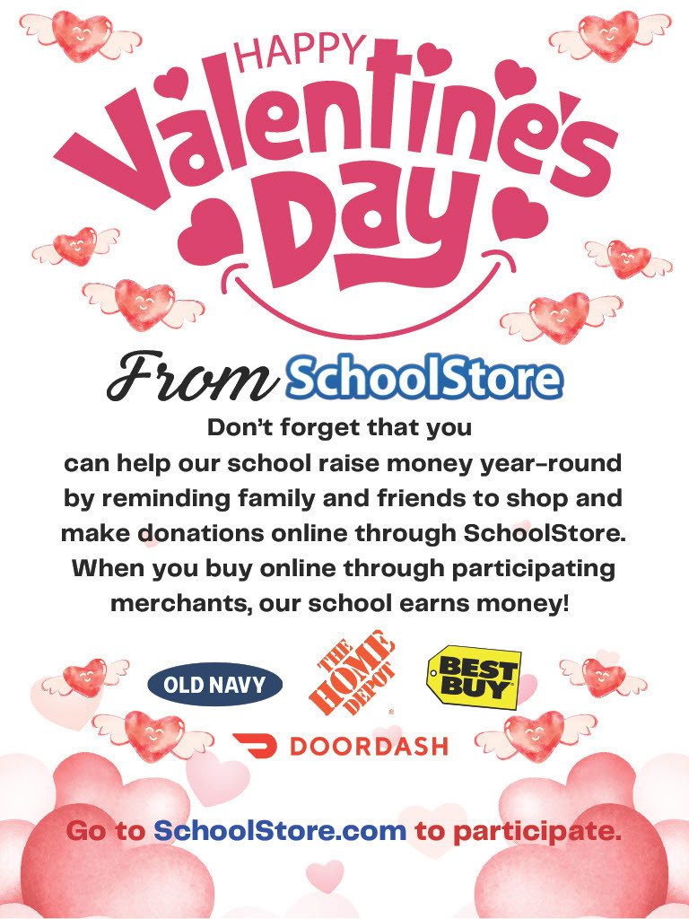 school store valentine's day