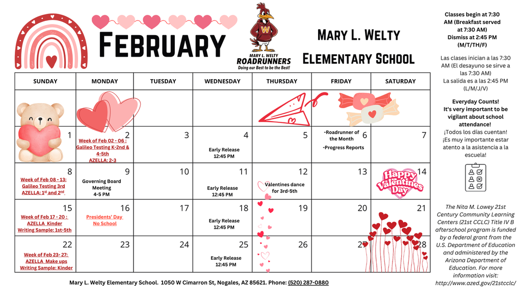 February Calendar