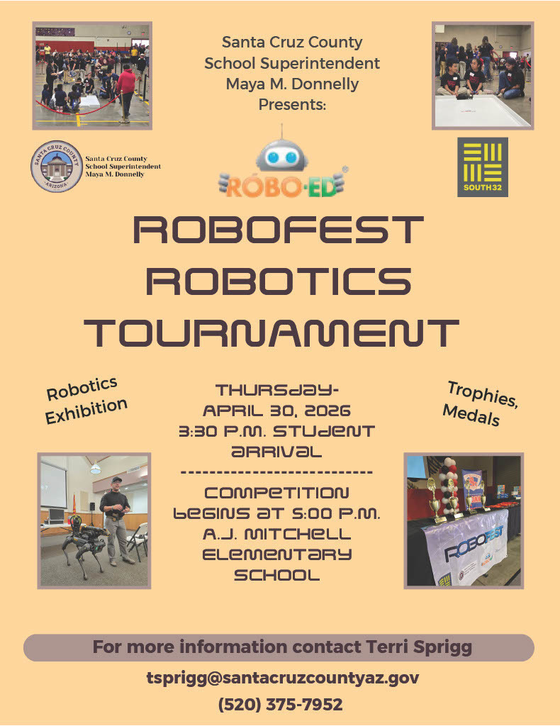 Robotics Tournament flyer