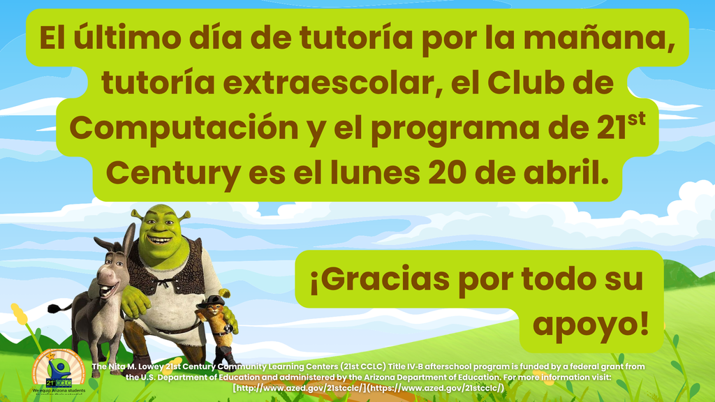 Last day of tutoring Spanish