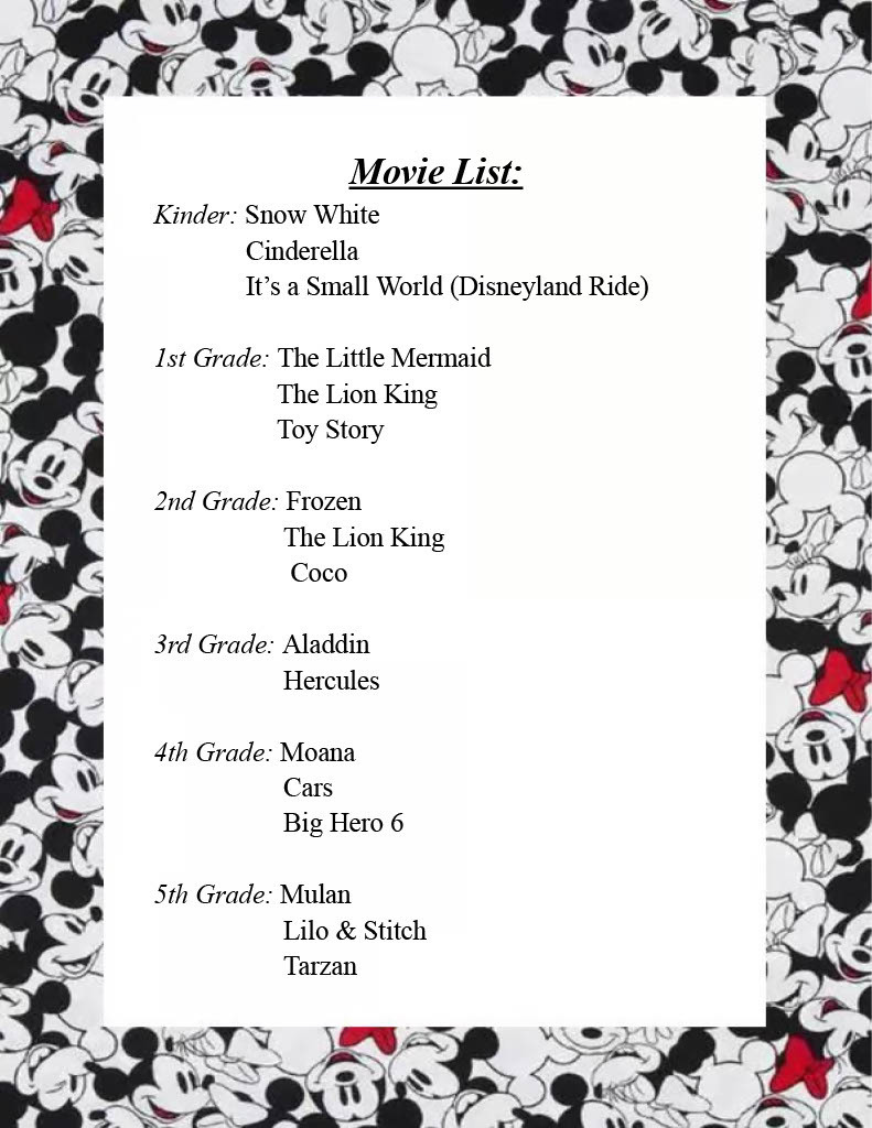 movie list spring 2026 concert