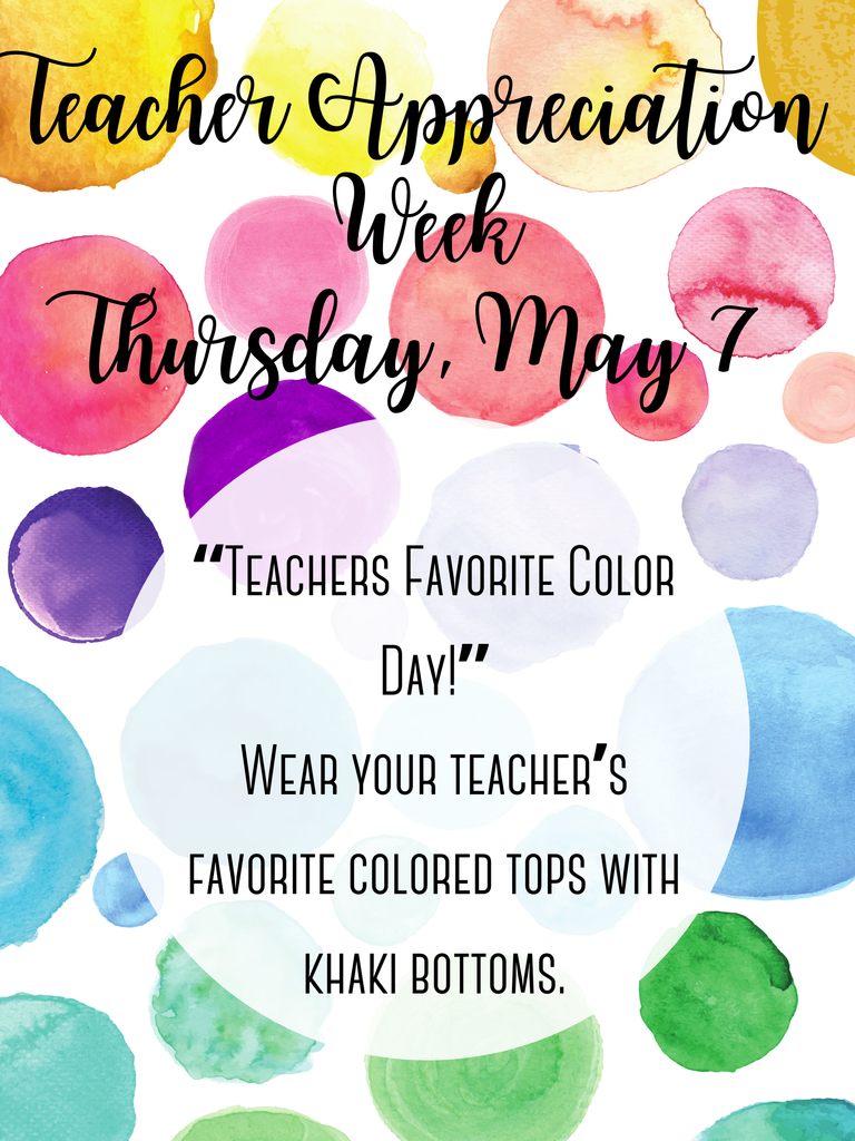 Teachers Favorite Color Day