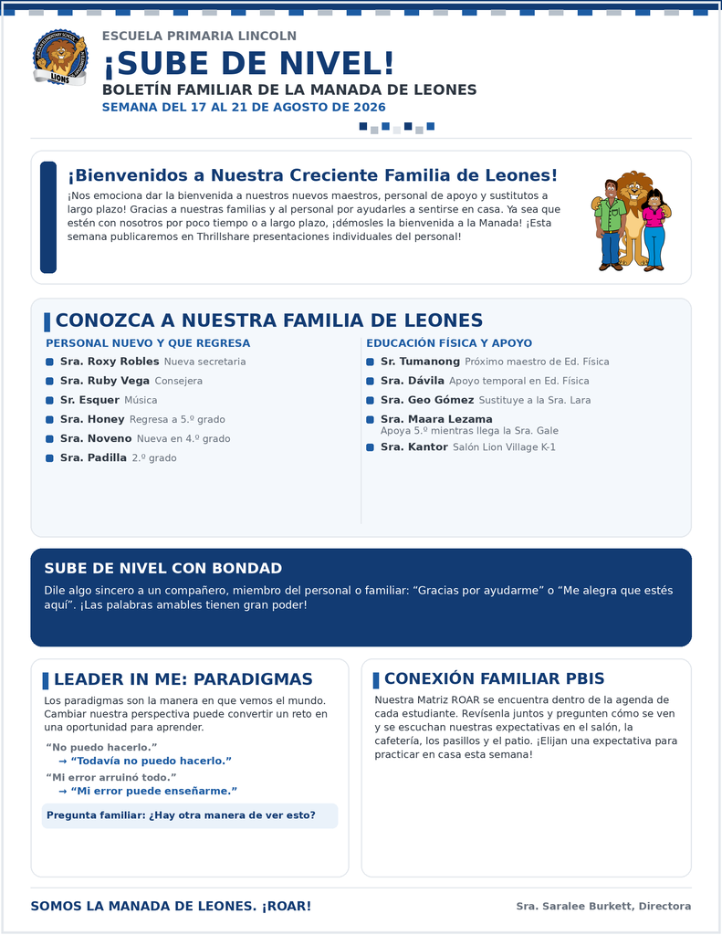 newsletter'spanish