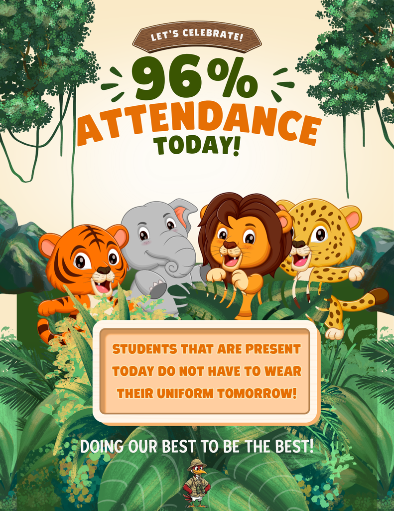 attendance 96% goal
