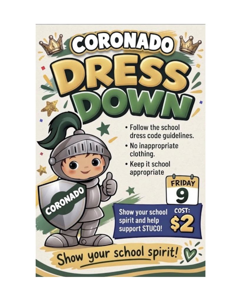 #CoronadoDressDownDay