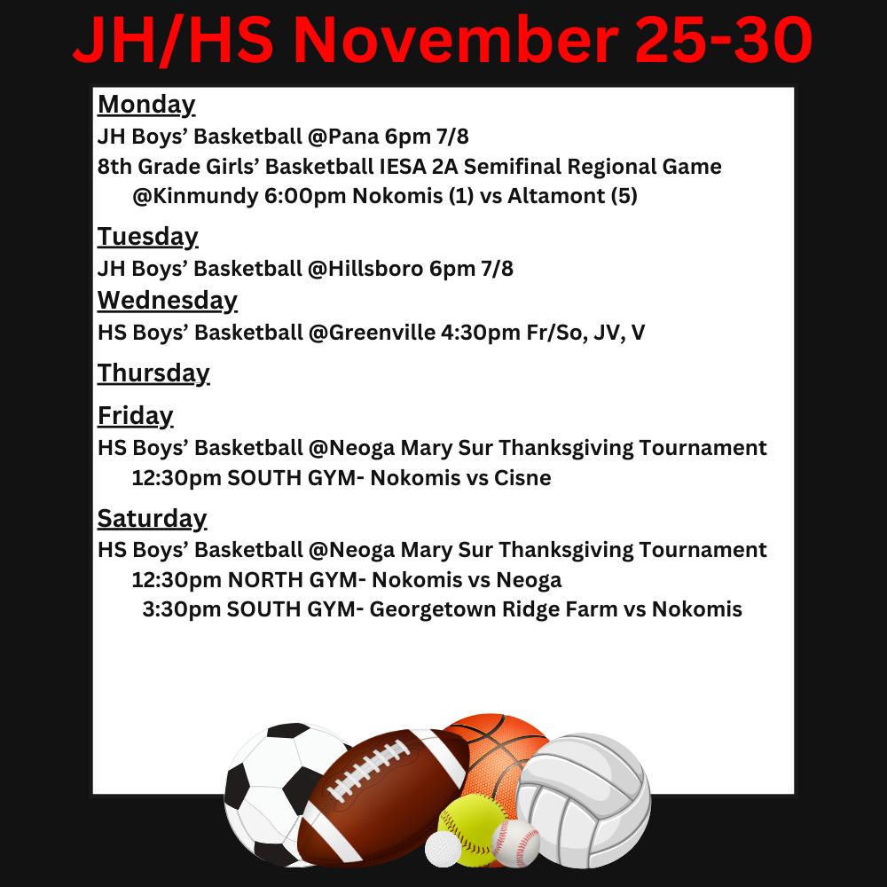 sports update NOV 25-30