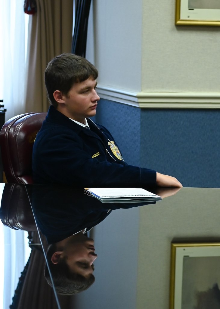 Section 19 and Nokomis FFA President