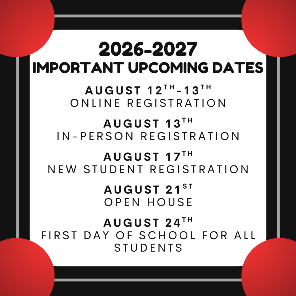 26-27 Upcoming Dates