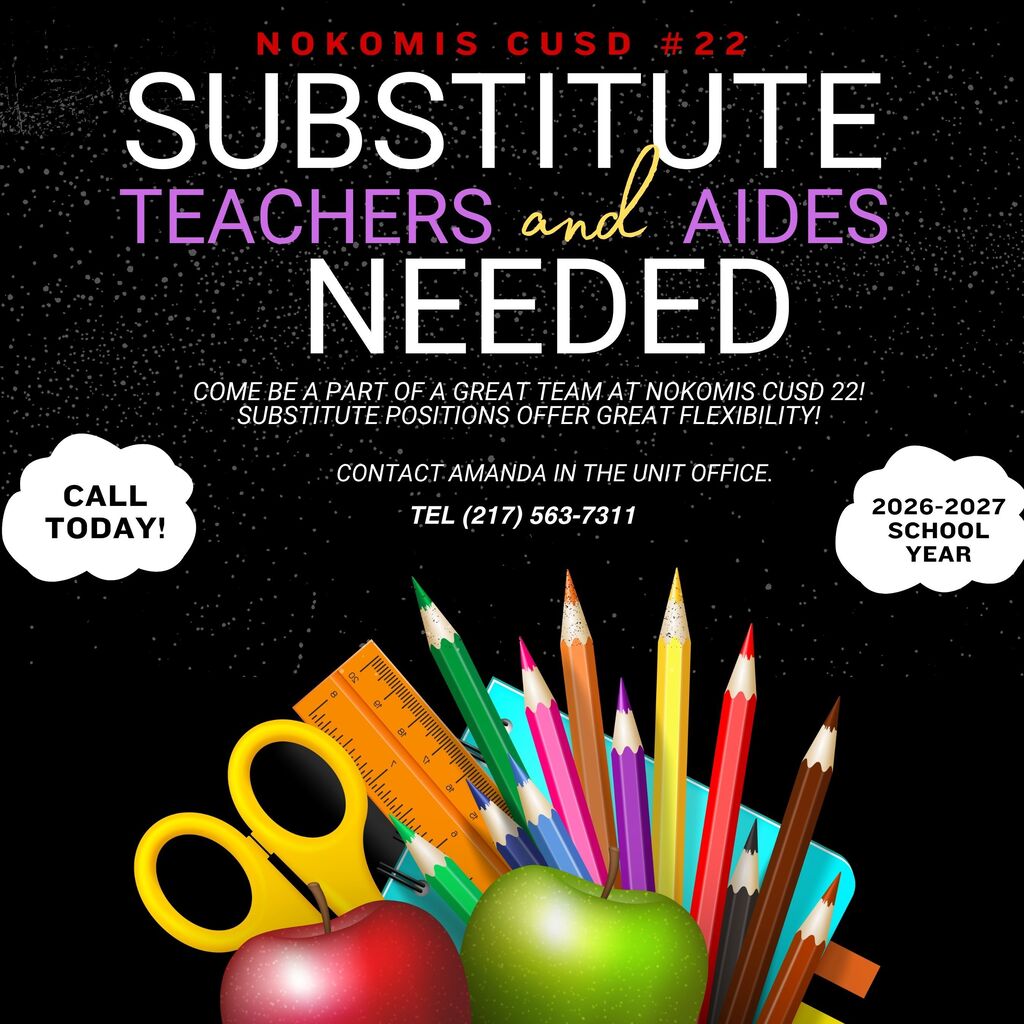 Substitutes Needed