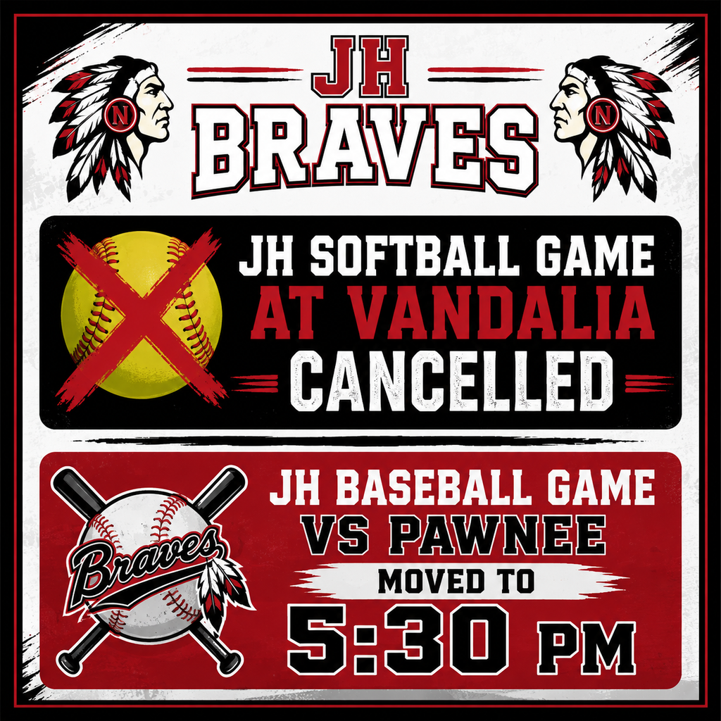 JHSB Cancelled and JHBB move to 5:30pm