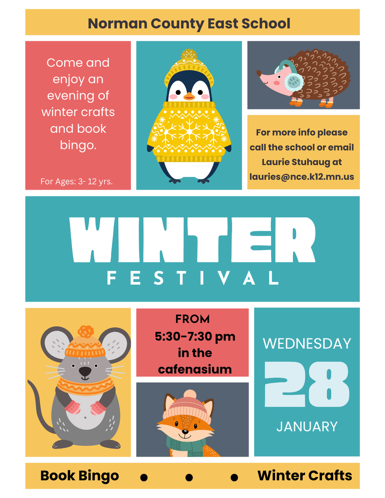 winter festival coming up on Jan. 28th