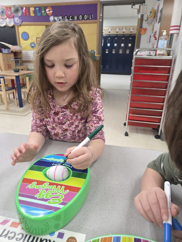 Preschool coloring easter eggs pics