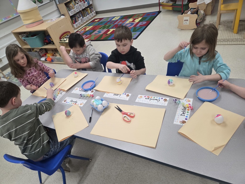 Preschool coloring easter eggs pics