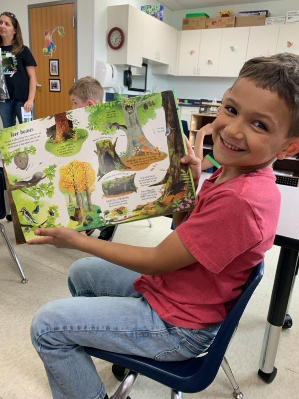 Kindergarten Arbor Day with Norman County SWCD