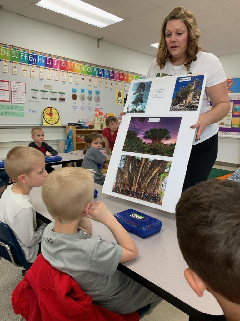 Kindergarten Arbor Day with Norman County SWCD
