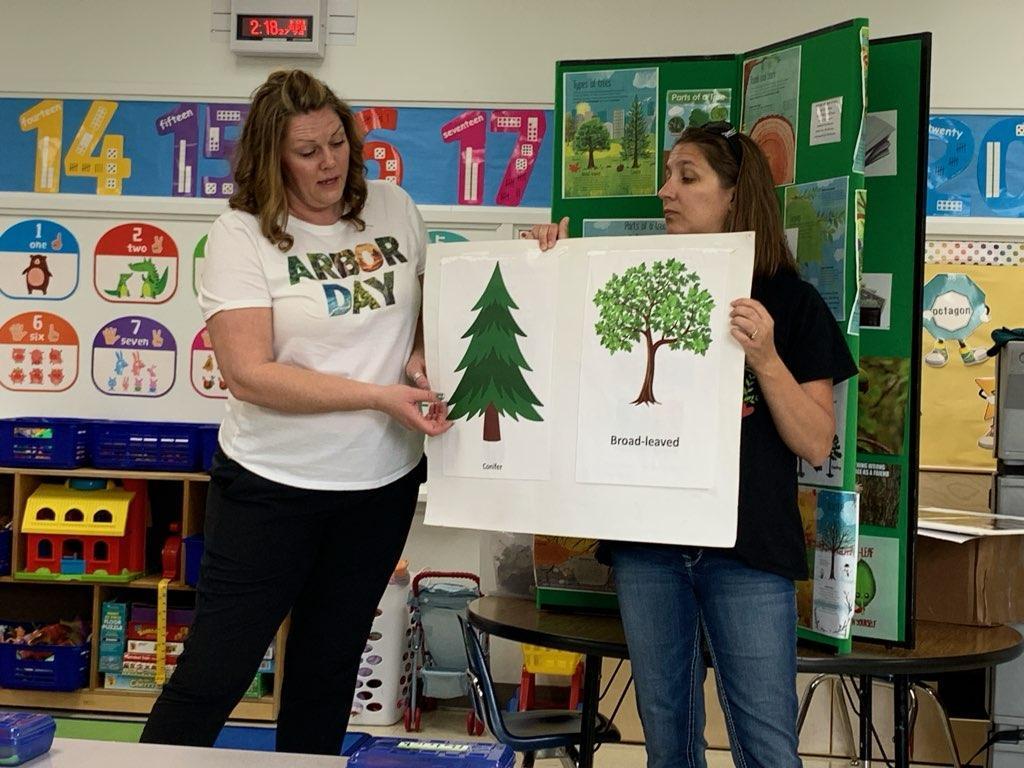 Kindergarten Arbor Day with Norman County SWCD