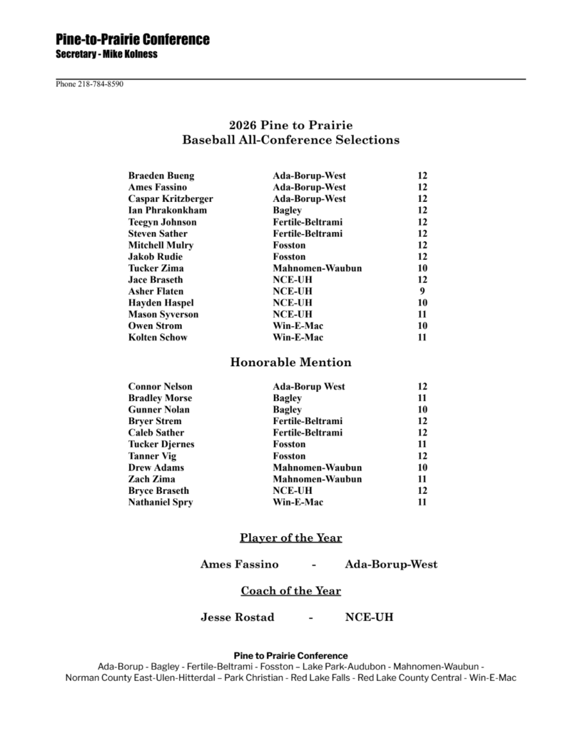 2026 DRAFT PTP AC Baseball List