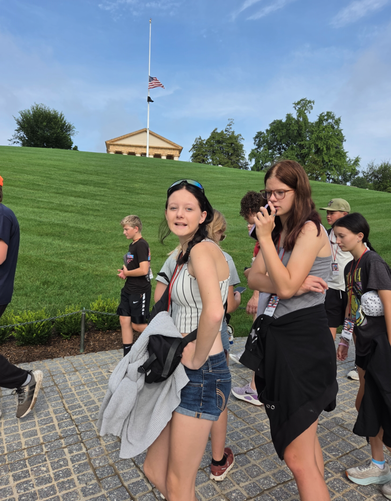 On Sunday April 3rd 7th and 8th graders from Norman County East, along with some parents, made their way to Washington DC. They have visited the Washington Monument, the Vietnam, Korea, and World War II memorials. They've been to the Holocaust Museum,, Arlington Cemetery, and the changing of the guard, and so much more. 