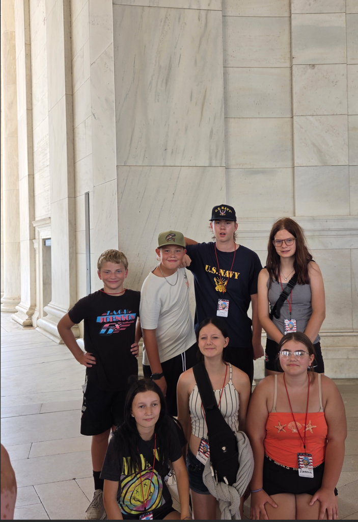 On Sunday April 3rd 7th and 8th graders from Norman County East, along with some parents, made their way to Washington DC. They have visited the Washington Monument, the Vietnam, Korea, and World War II memorials. They've been to the Holocaust Museum,, Arlington Cemetery, and the changing of the guard, and so much more. 