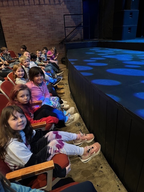 Elementary students at Rainbow Fish Play at MSUM