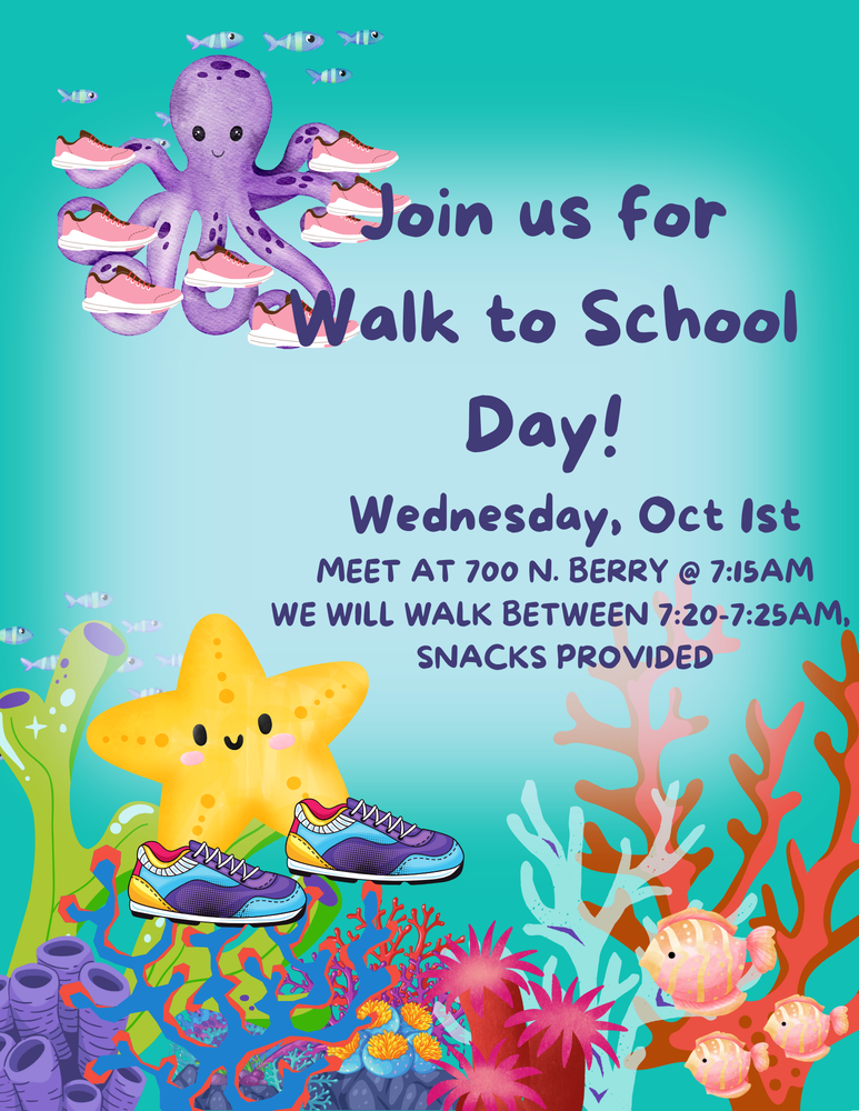 Walk to School Day Flyer