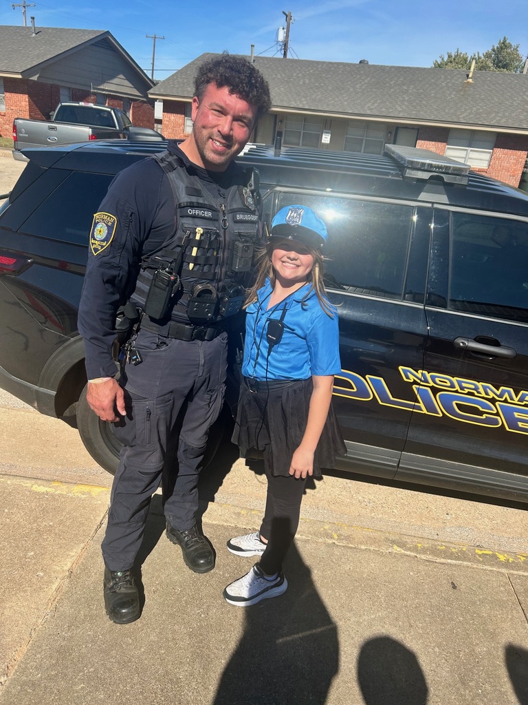 Various photos of Madison Elementary students and SRO Rodney Brueggert.