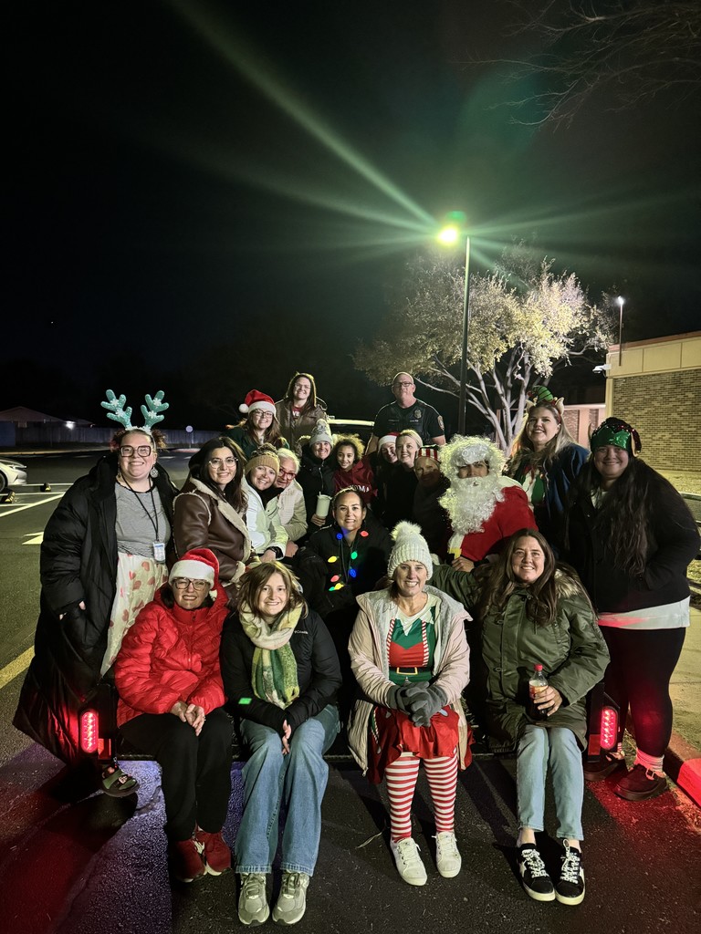 Various photos of Kennedy Elementary caroling.