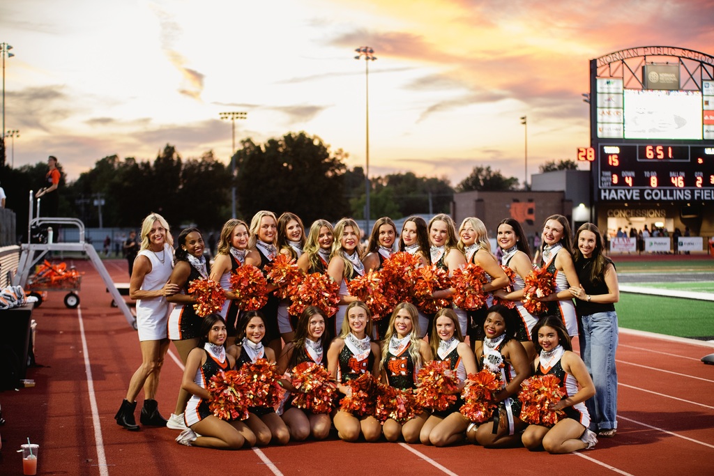 Various photos of coach Sarah Hartsock