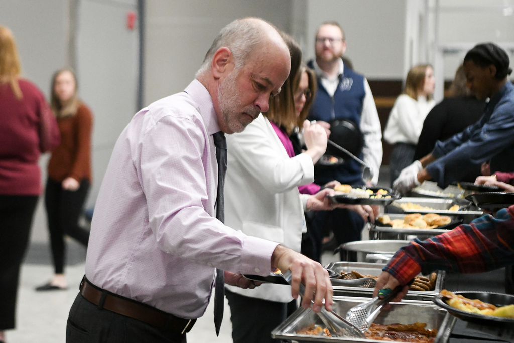 Various photos from Teacher of the Year Breakfast 2026