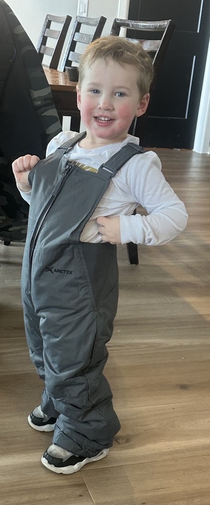 Various photos of NPS ELC Kids playing in the snow.