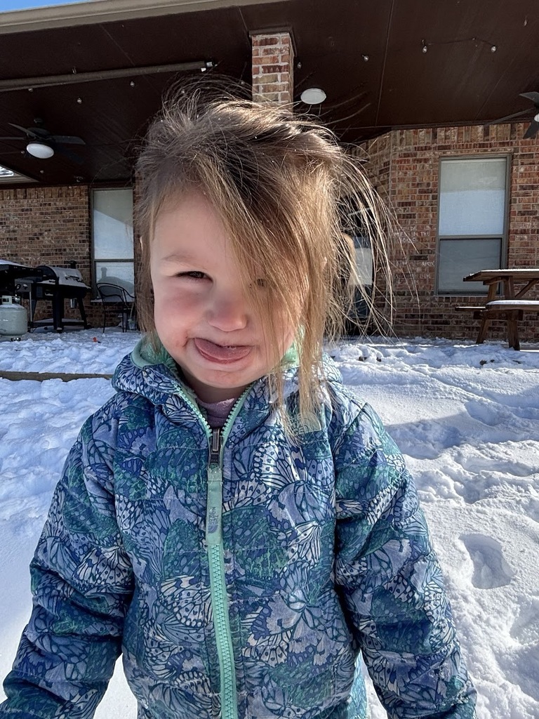 Various photos of NPS ELC Kids playing in the snow.