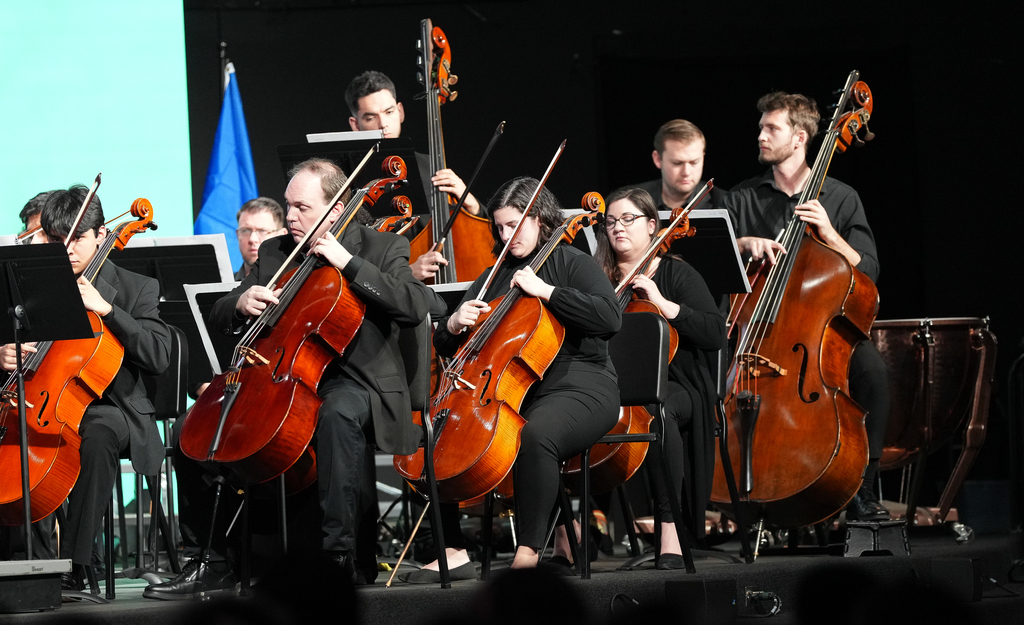 Several photos from our Black History Month concert.