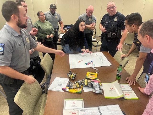 Various photos of NPS SRO's training.