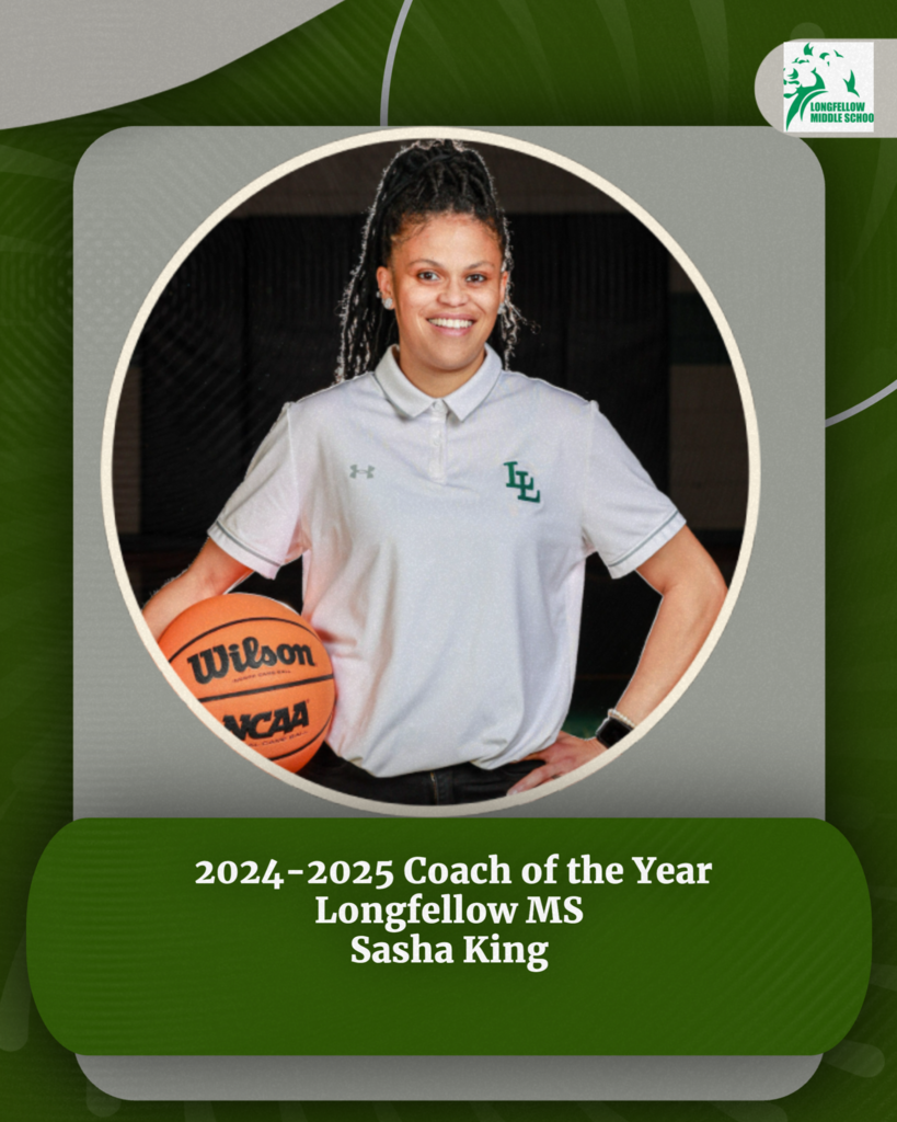 Longfellow Middle School coach Sasha King