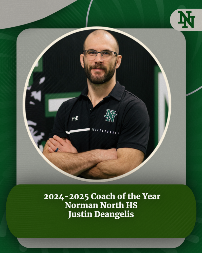 Norman North Coach Justin Deangelis