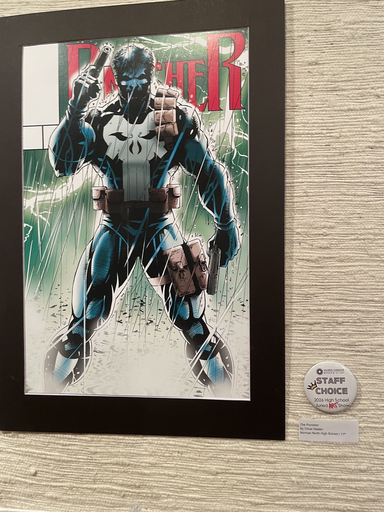 Several photos from the MGMOA Art Winners