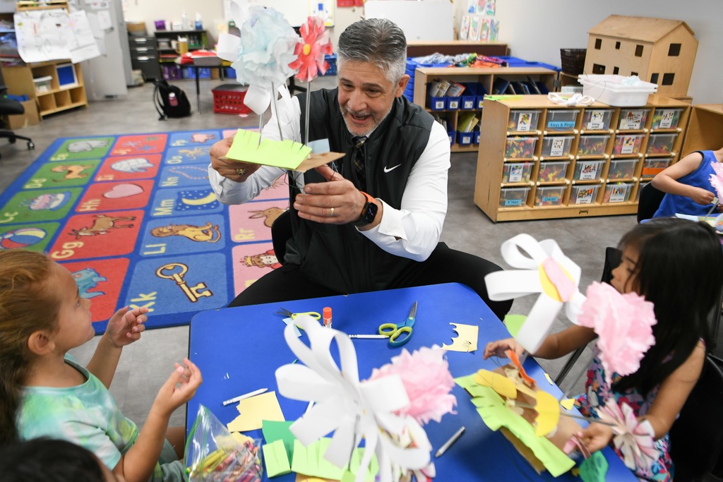 Various photos of Dr. Nick at the ELC.