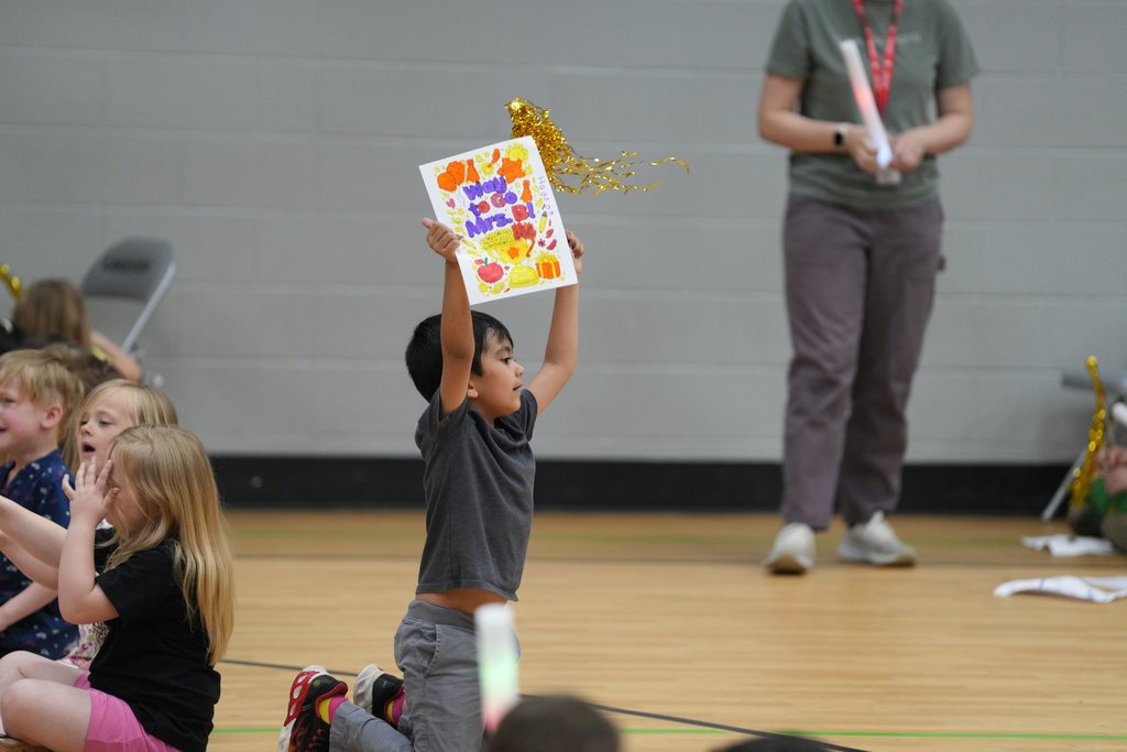 Various photos of Brooke Barnett's Teacher of the Year Parade