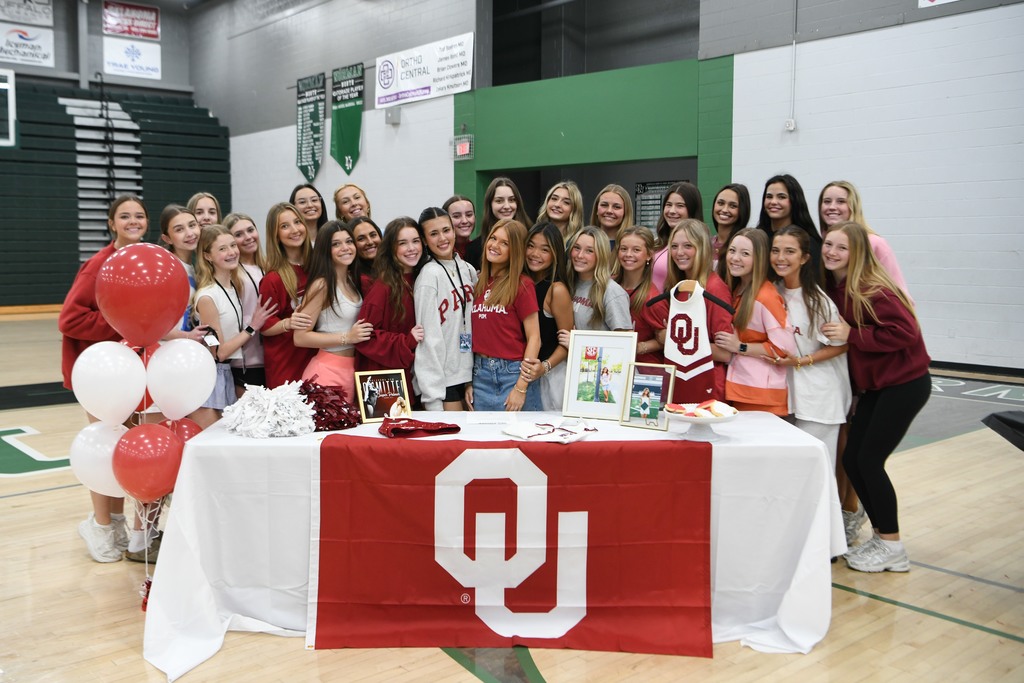 Various photos from Norman North Signing Day