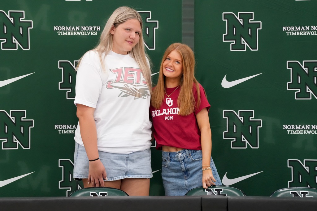 Various photos from Norman North Signing Day