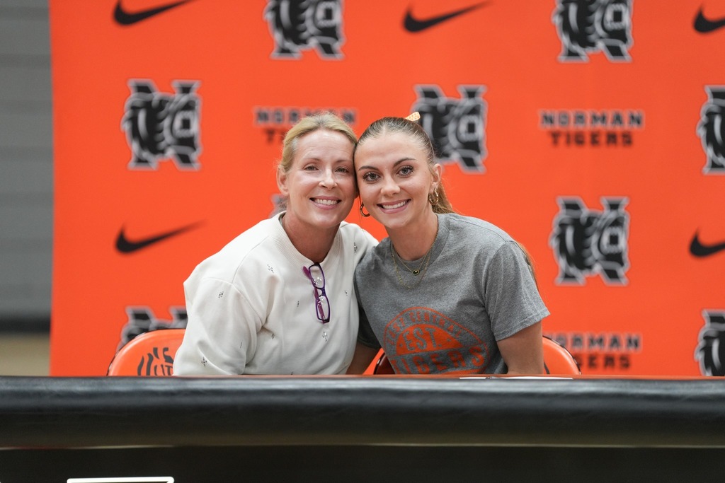 Various photos of Norman High Signing Day