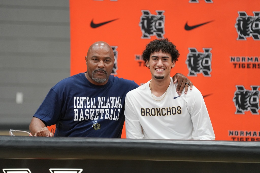 Various photos of Norman High Signing Day