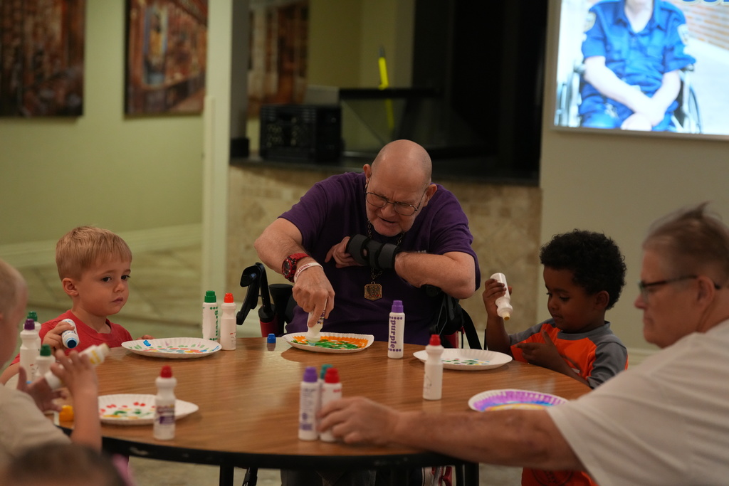 Various photos of Grace Living Center. 